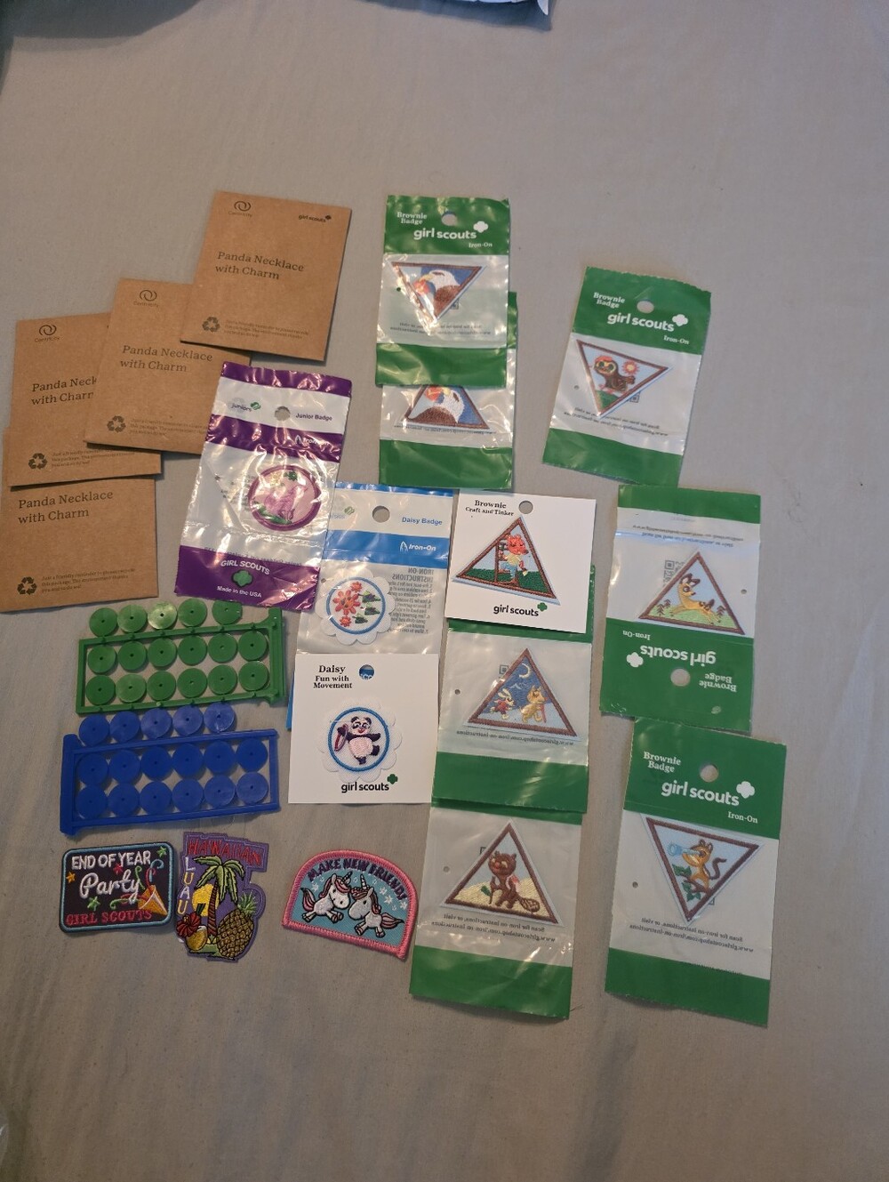 Girl Scouts Badge Lot For Multi Level Troops (All New)